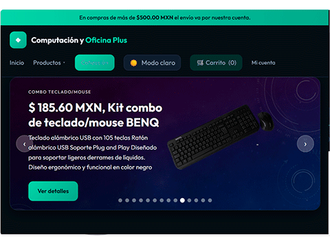 Computación y Oficina Plus - Proyecto de comercio electrónico sobre medida