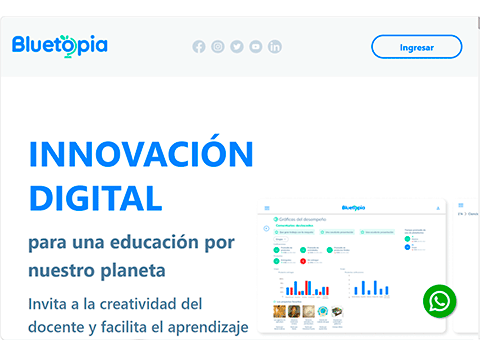 Bluetopia - Plataforma educativa de vanguardia
