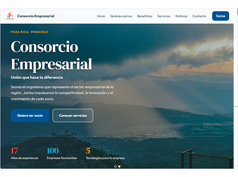 Consorcio Empresarial Poza Rica - Portal de integración digital