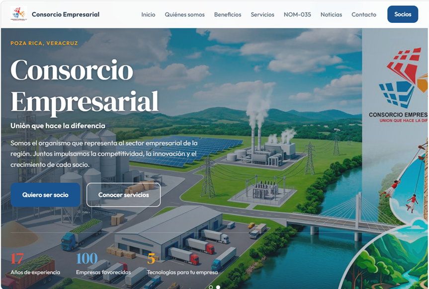 Consorcio Empresarial Poza Rica - Portal de integración digital