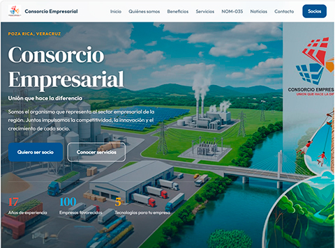 Consorcio Empresarial Poza Rica - Portal de integración digital